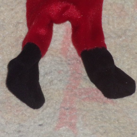 Plush Unstuffed Animal Red and White Santa Clause Toy Tagless - Picture 8 of 10